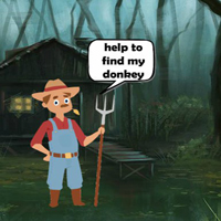 Free online html5 games - BIG Farmer Find His Donkey game 