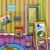Free online html5 games - GenieFunGame Kids Room Escape game 
