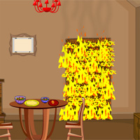 Free online html5 games - Boy Escape From Fire game 