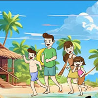 Free online html5 escape games - G2M Beach Girl Rescue