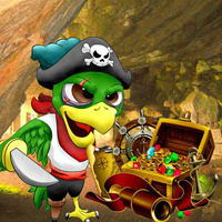 Free online html5 games - Buried Treasure Box Escape game 