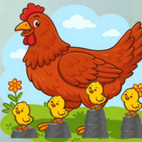 Free online html5 games - 8B Find Brilliant Chicken Babz game 