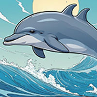 Free online html5 games - Jumping Dolphin Rescue Game game 