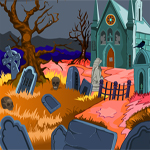 Free online html5 games - Haunted Cemetery Escape game 