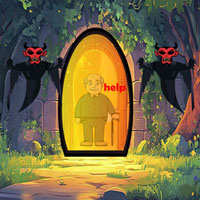 Free online html5 escape games - BIG Grandpa Stuck In Devil Land