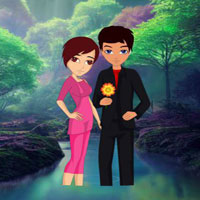 Free online html5 games - G2R Release The Enchanted Couple game 