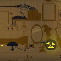 Free online html5 escape games - The Witchs Spooky Mansion