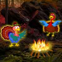 Free online html5 games - Big Turkey Land Escape game 