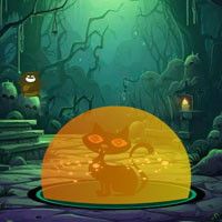 Free online html5 games - Rescue The Halloween Cat HTML5 game 