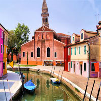 Free online html5 games - Burano Island Escape game 