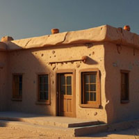 Free online html5 games - G2M Caged in the Sands game 