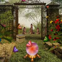 Free online html5 games - Magical Forest Monster Escape FirstEscapeGames game 
