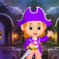 Free online html5 games - Games4King Pirate Girl Escape game 