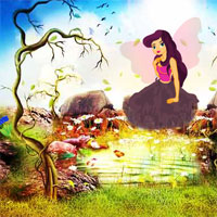 Free online html5 games -  Forest Fairy Escape game 