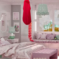 Free online html5 games - GFG Cute Girl Pink Room Escape  game 