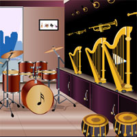 Free online html5 games - Instrument Showroom Escape game 