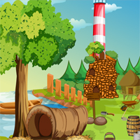 Free online html5 games - Gelbold Mossy Forest Escape game 