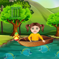 Free online html5 games - G2M Boat Girl Escape 2 game 