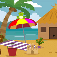 Free online html5 games - Avm Escape Beach Girl game 