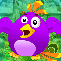 Free online html5 games - Games4King Purple Bird Escape game 