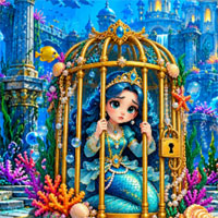 Free online html5 escape games - G2L Mermaid Cage Escape