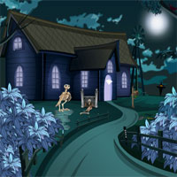 Free online html5 games - Halloween House Ghost Escape 5nGames game 