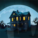 Free online html5 games - Haunted Mirror House Escape game 