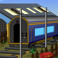 Free online html5 games - Diamond Hunt 11 Train Yard Escape KnfGame game 