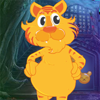 Free online html5 games - Games4king Standing Cartoon Cheetah Escape game 