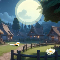 Free online html5 games - 365 Moonlight Village Escape game 