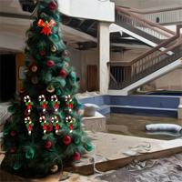Free online html5 games - FunEscapeGames Christmas on Unusual House game 