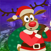 Free online html5 games - G4k Christmas Deer Rescue game 