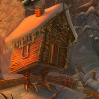 Free online html5 games - AVMGames Escape Damaged House game 