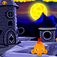 Free online html5 games -  Monkey Go Happy Stage 196 game 