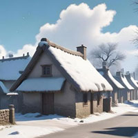 Free online html5 escape games - Snow Village Escape