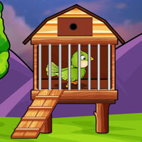 Free online html5 games - G2J Green Magic Bird Escape game 