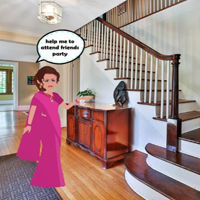 Free online html5 escape games - BIG Leena Attend Friends Party