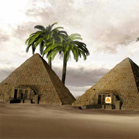 Free online html5 games - Ancient Pyramid Treasure Escape game 