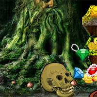 Free online html5 games - G4K Forest Gold Treasury Escape  game 