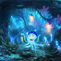 Free online html5 games - Crystal Forest Escape game 