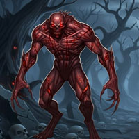 Free online html5 escape games - Blood Beast Forest Escape