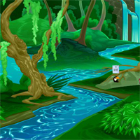 Free online html5 games - Waterfall Escape Game game 