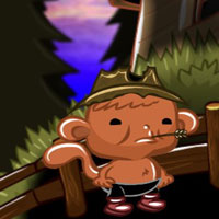 Free online html5 games - Monkey  Happy Stage 673 game 