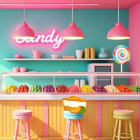 Free online html5 escape games - 365 Candy Shop Escape
