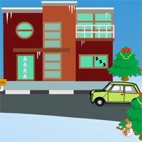 Free online html5 games - Avm Xmas Snow House Escape game 
