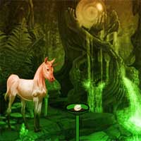 Free online html5 games - Unicorn Fantasy Valley Escape game 