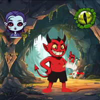Free online html5 escape games - BIG Protect Goat From Devil Monster