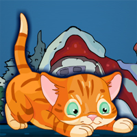 Free online html5 games - Winter Kitten Escape game 