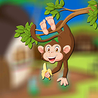 Free online html5 games - Avm Gentle Banana Monkey Rescue game 