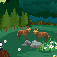 Free online html5 games - Night Forest game 